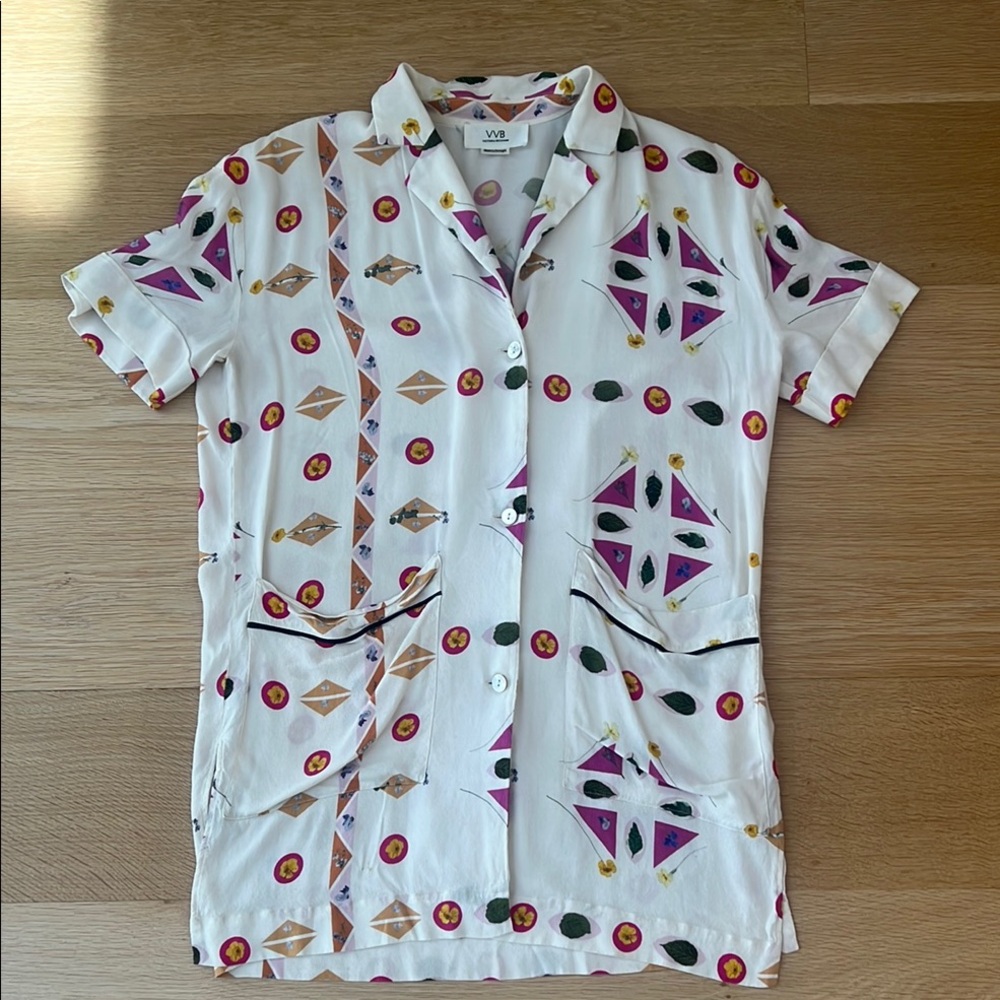 Victoria Beckham patch pocket shirt
